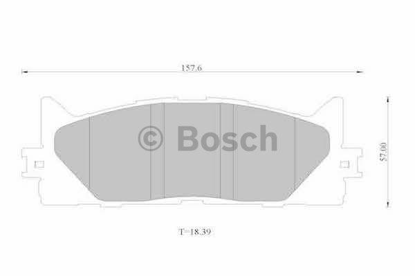 Bosch 0 986 AB1 335 Гальмівні колодки, комплект 0986AB1335: Купити в Україні - Добра ціна на EXIST.UA!