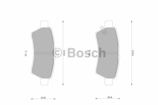 Bosch 0 986 AB4 591 Гальмівні колодки, комплект 0986AB4591: Купити в Україні - Добра ціна на EXIST.UA!