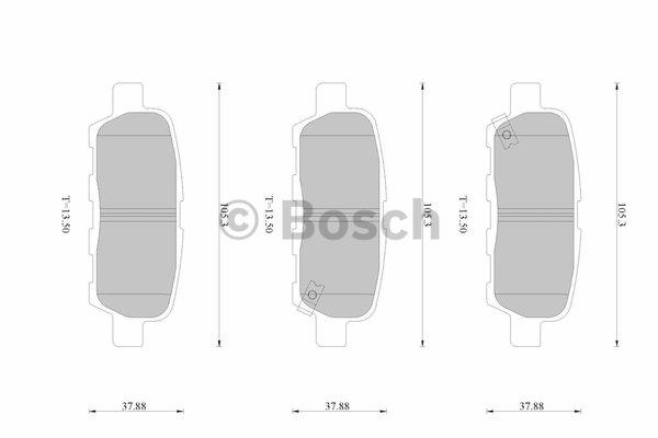 Bosch 0 986 AB2 515 Гальмівні колодки, комплект 0986AB2515: Купити в Україні - Добра ціна на EXIST.UA!