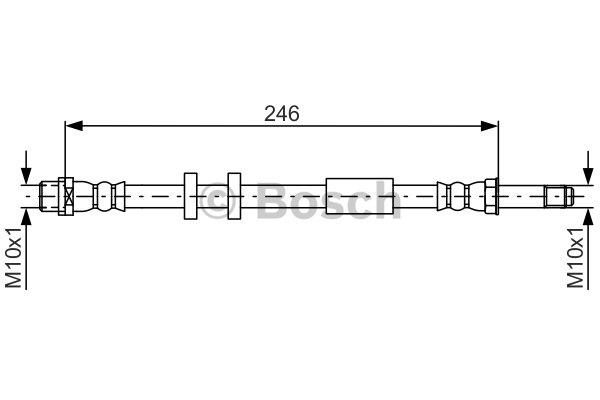 Тормозной шланг Bosch 1 987 481 714