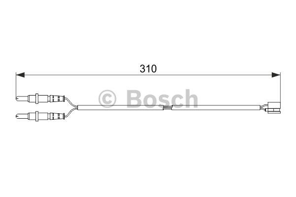 Датчик зносу гальмівних колодок Bosch 1 987 474 519