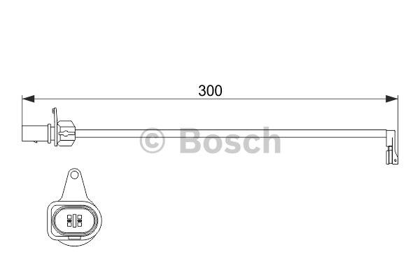 Датчик зносу гальмівних колодок Bosch 1 987 474 505