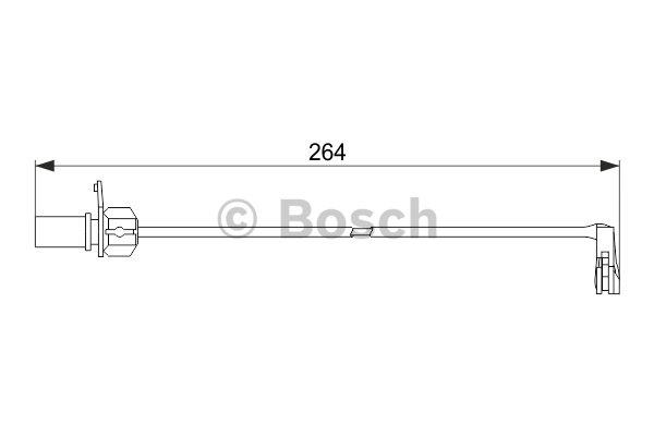 Датчик износа тормозных колодок Bosch 1 987 474 517