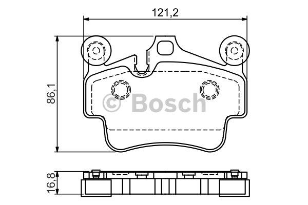 Bosch 0 986 494 567 Гальмівні колодки, комплект 0986494567: Купити в Україні - Добра ціна на EXIST.UA!