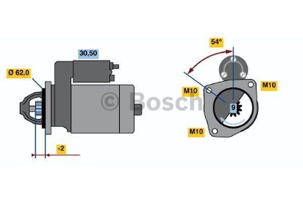 Bosch 0 986 016 531 Стартер 0986016531: Купити в Україні - Добра ціна на EXIST.UA!