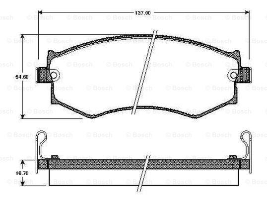 Bosch 0 986 TB2 648 Гальмівні колодки, комплект 0986TB2648: Купити в Україні - Добра ціна на EXIST.UA!