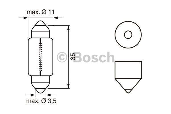 Bosch 1 987 302 611 Лампа галогенна 1987302611: Приваблива ціна - Купити в Україні на EXIST.UA!