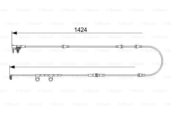 Bosch Датчик зносу гальмівних колодок – ціна 501 UAH