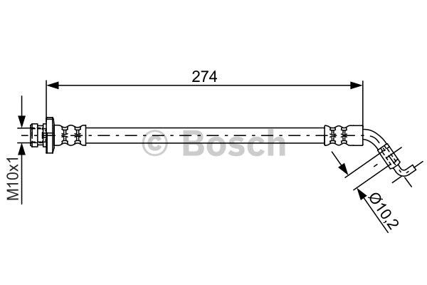 Bosch Гальмівний шланг – ціна 1022 UAH