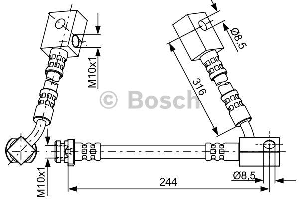 Гальмівний шланг Bosch 1 987 481 837