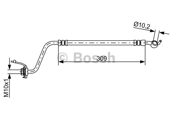 Bosch Гальмівний шланг – ціна 900 UAH