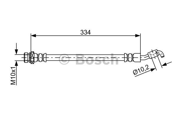 Bosch Гальмівний шланг – ціна 537 UAH