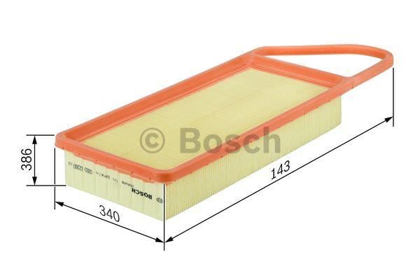 Bosch F 026 400 005 Повітряний фільтр F026400005: Купити в Україні - Добра ціна на EXIST.UA!