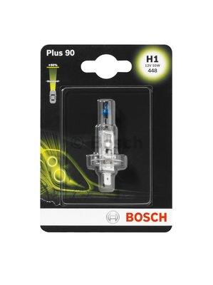 Лампа галогенна Bosch Plus 90 12В H1 55Вт +90% Bosch 1 987 301 076