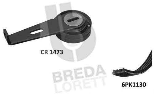 Breda lorett KCA 0004 Комплект ременя генератора KCA0004: Купити в Україні - Добра ціна на EXIST.UA!
