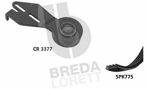 Breda lorett KCA 0009 Комплект ременя генератора KCA0009: Купити в Україні - Добра ціна на EXIST.UA!