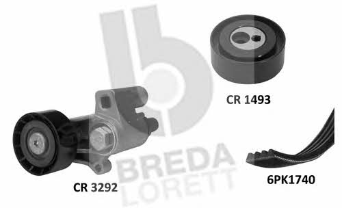 Breda lorett KCA 0017 Ремінь поліклиновий, комплект KCA0017: Купити в Україні - Добра ціна на EXIST.UA!