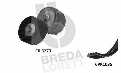 Breda lorett KCA 0031 Комплект ременя генератора KCA0031: Купити в Україні - Добра ціна на EXIST.UA!