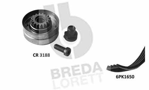 Breda lorett KCA 0062 Комплект ременя генератора KCA0062: Купити в Україні - Добра ціна на EXIST.UA!