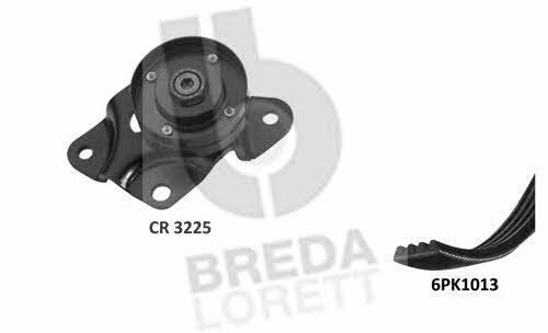 Breda lorett KCA 0063 Комплект ременя генератора KCA0063: Купити в Україні - Добра ціна на EXIST.UA!