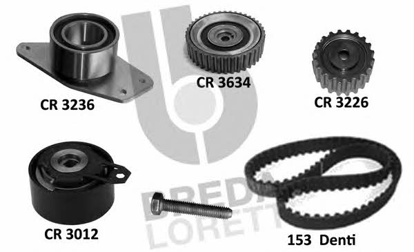KCD0774 Breda lorett Комплект ремня ГРМ