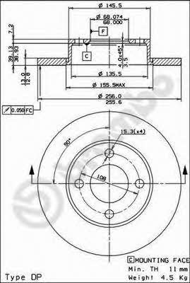 Купить Brembo 08279414 – отличная цена на EXIST.UA!