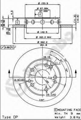 Купить Brembo 08295024 – отличная цена на EXIST.UA!