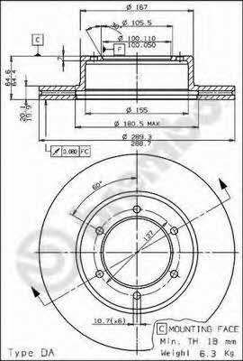 Купить Brembo 09517314 – отличная цена на EXIST.UA!