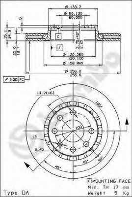 Купить Brembo 09552724 – отличная цена на EXIST.UA!