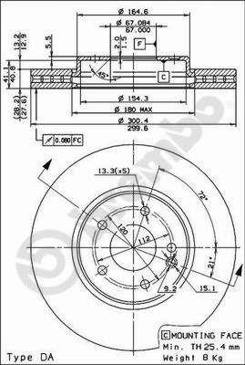 Купить Brembo 09830411 – отличная цена на EXIST.UA!
