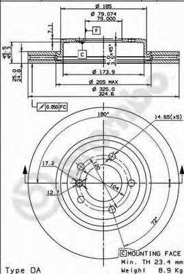 Купить Brembo 09895211 – отличная цена на EXIST.UA!