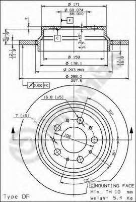 Купить Brembo 08776575 – отличная цена на EXIST.UA!