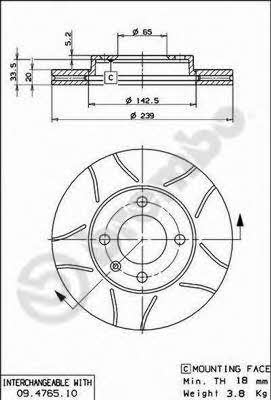 Купить Brembo 09476575 – отличная цена на EXIST.UA!