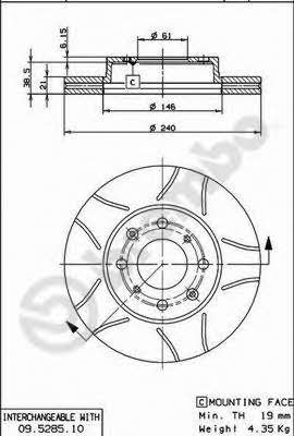 Купить Brembo 09528575 – отличная цена на EXIST.UA!