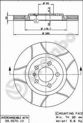 Купить Brembo 09557075 – отличная цена на EXIST.UA!