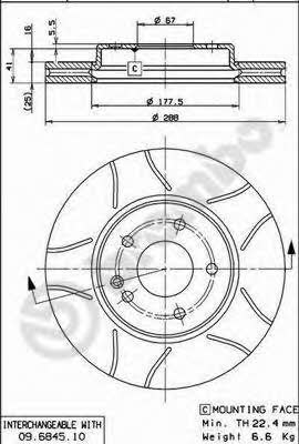 Купить Brembo 09684575 – отличная цена на EXIST.UA!
