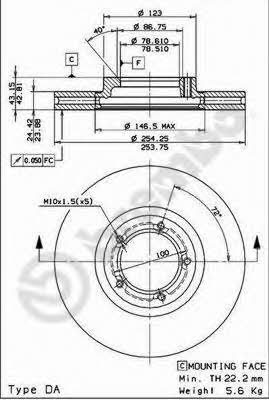Купить Brembo 09696714 – отличная цена на EXIST.UA!
