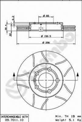 Купить Brembo 09701175 – отличная цена на EXIST.UA!