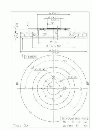 Купити Brembo 09800441 – суперціна на EXIST.UA!