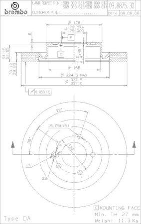 Купить Brembo 09887531 – отличная цена на EXIST.UA!