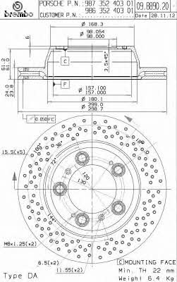 Купить Brembo 09889021 – отличная цена на EXIST.UA!