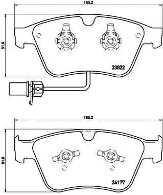 Купить Brembo P 05 003 по низкой цене в Украине!
