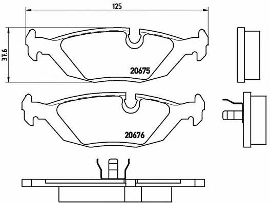 Купить Brembo P 06 009 по низкой цене в Украине!