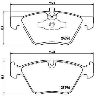 Купить Brembo P 06 040 по низкой цене в Украине!