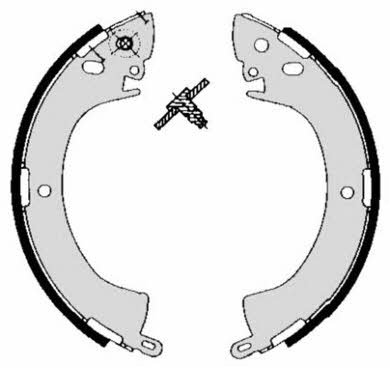 Колодки тормозные барабанные, комплект Brembo S 54 506