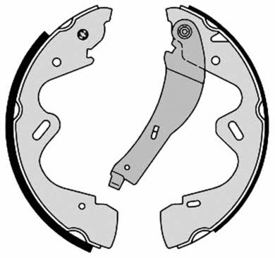 Колодки тормозные барабанные, комплект Brembo S 56 517
