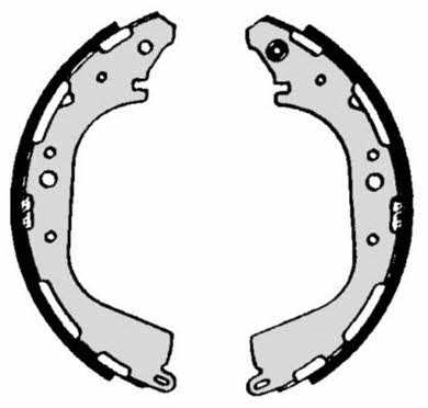 Колодки тормозные барабанные, комплект Brembo S 56 529
