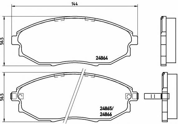 Купить Brembo P 10 007 по низкой цене в Украине!