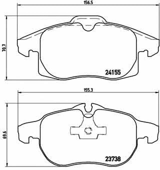 Купить Brembo P 10 011 по низкой цене в Украине!
