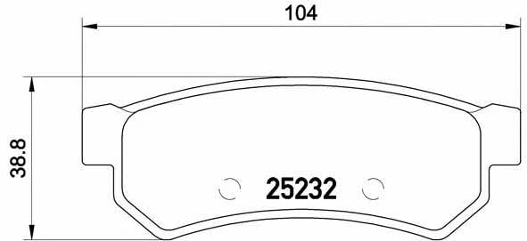 Купить Brembo P 10 053 по низкой цене в Украине!